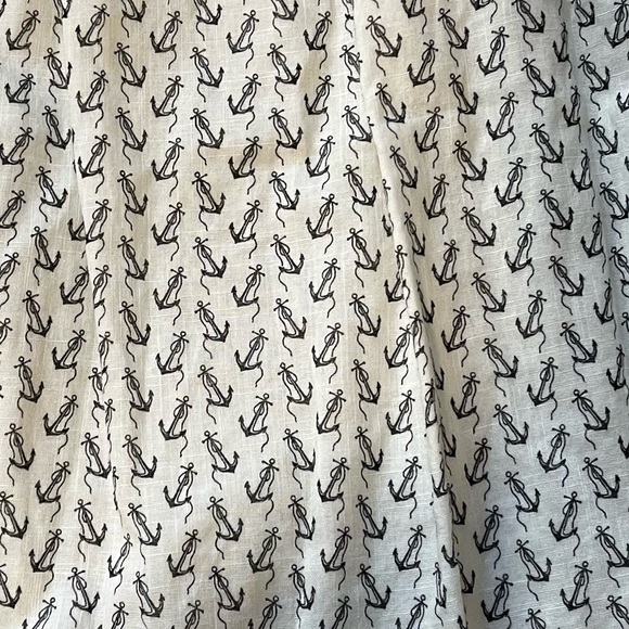 J Crew Anchor Print Tank Top sz XS - Picture 6 of 7